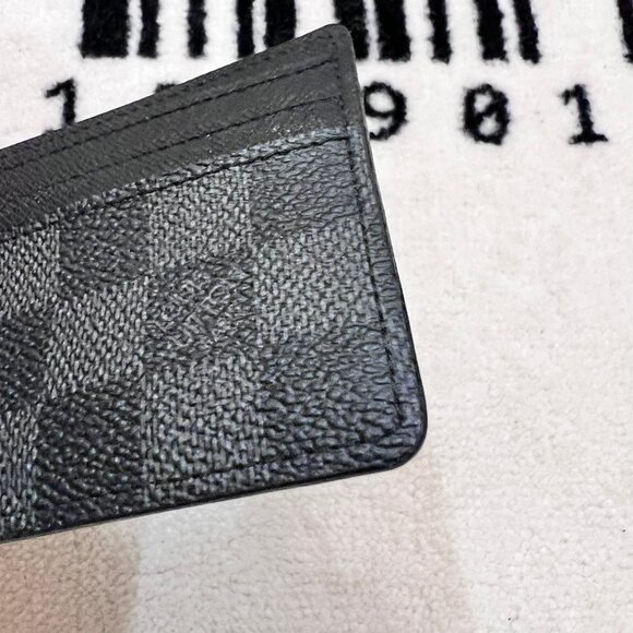Louis Vuitton Black Damier Graphite Long Card Holder Wallet case - Picture 7 of 12